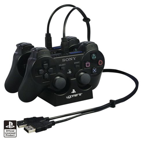 Cheapest 4Gamers Official Sony Licensed Dual Charging Stand for PlayStation 3 (PS3) on PlayStation 3