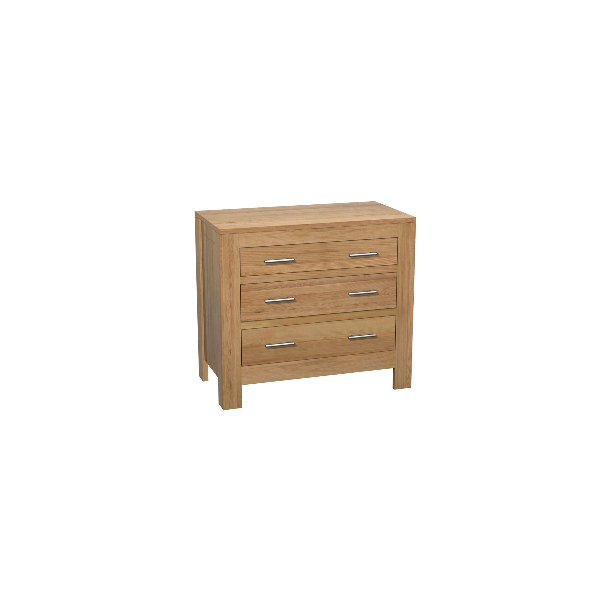 Kelburn Furniture Milano 3 Drawer Chest in Clear Satin Lacquer at Tesco Direct