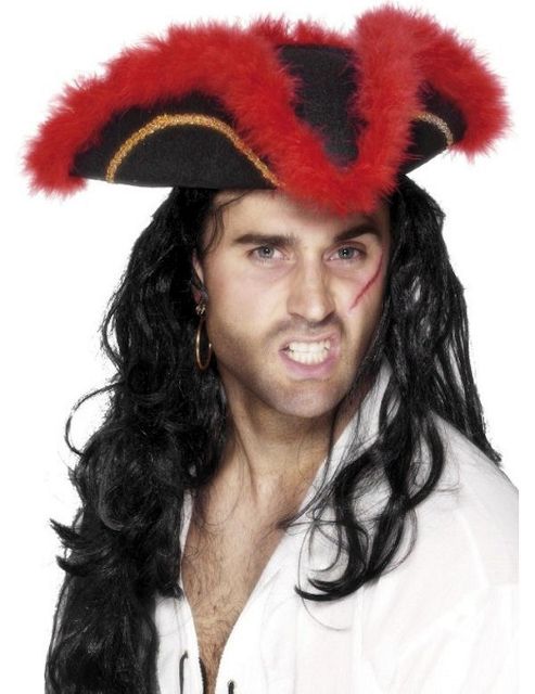 Image of Felt Buccaneer Tricorn Hat