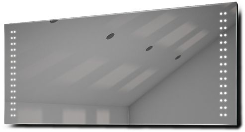 Image of Horizon Ultra-slim Led Bathroom Illuminated Mirror With Demister Pad & Sensor K7