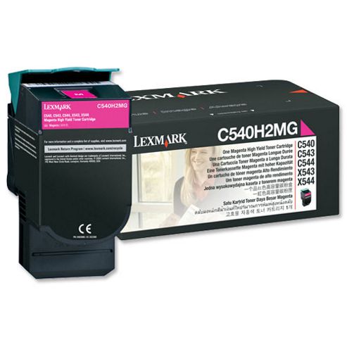 Image of Lexmark C544, X544 Programme Toner Cartridge (4k) - Magenta