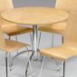 Julian Bowen Mandy Dining Table in Maple - 90cm