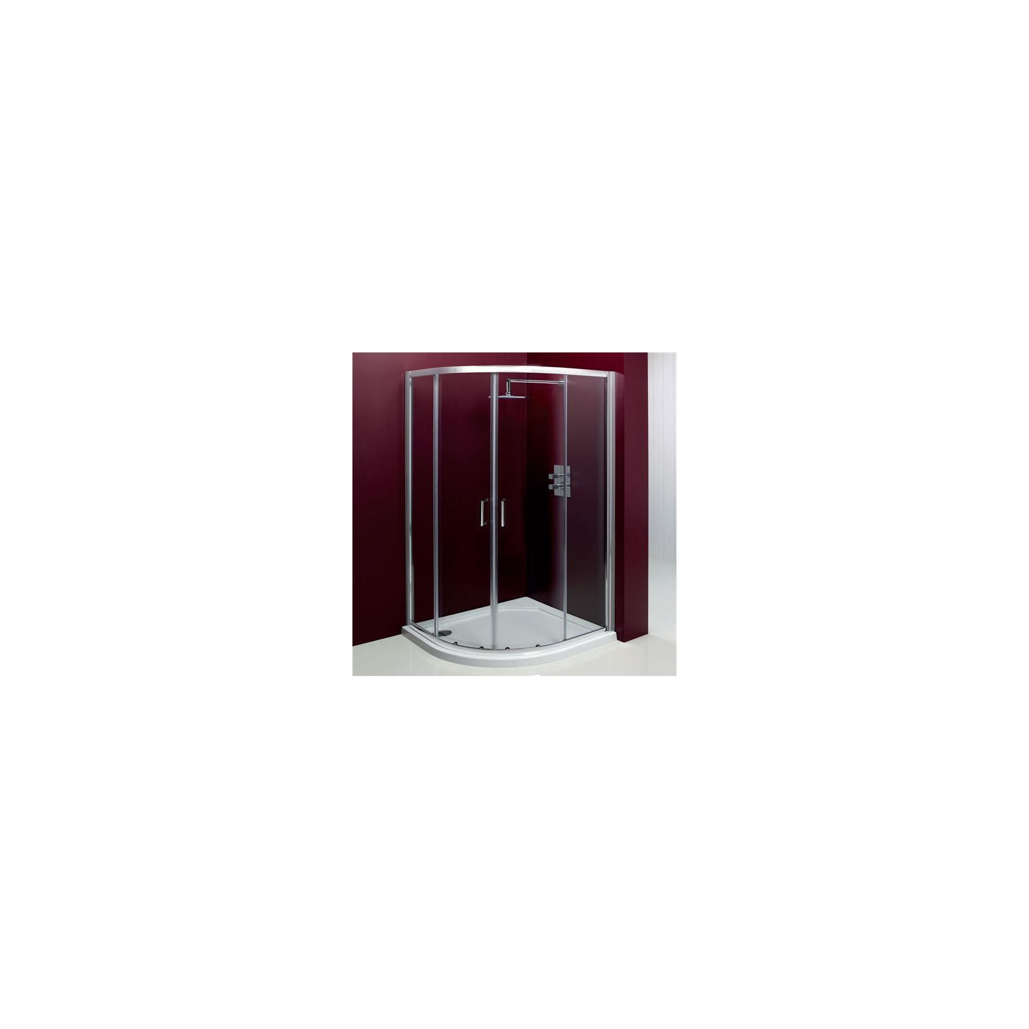 Merlyn Vivid Entree Quadrant Shower Enclosure, 900mm x 900mm, Low Profile Tray, 6mm Glass at Tesco Direct