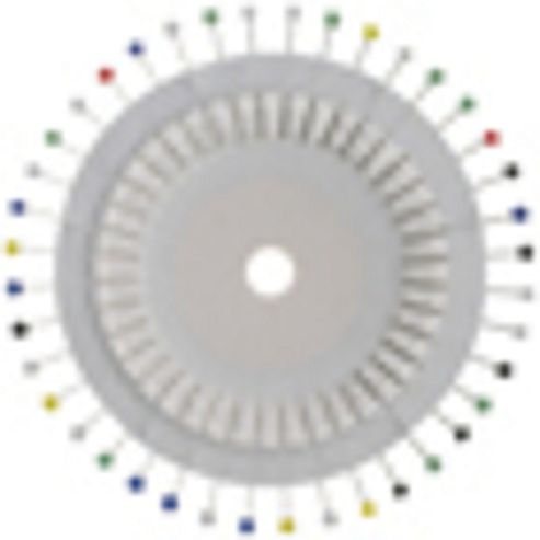 Image of Glass Head Pins Assd Rosette