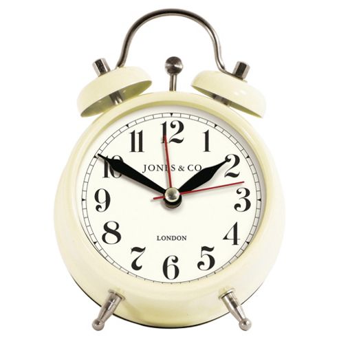 Image of Jones & Co Rise And Shine Digital Sound Clock, Cream