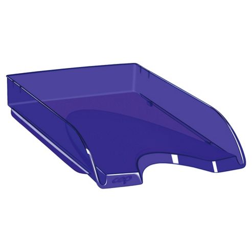 Image of Translucent Electric Blue Letter Tray