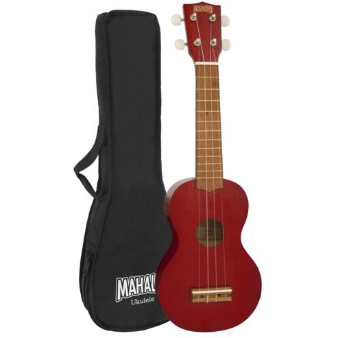 Image of Mahalo 2500 Kahiko Series Soprano Ukulele -red