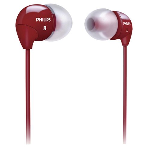 Image of Philips She3590rd/10 In-ear Headphones Red