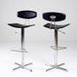 Aspect Design Sarah Chrome Barstool - White