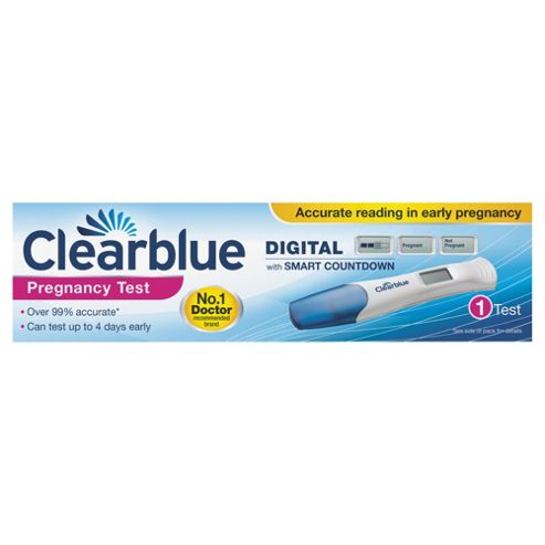Image of Clearblue Digital Pregnancy Test With Smart Countdown 1ct