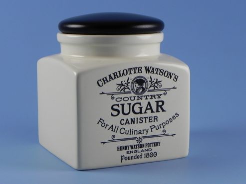 Image of Henry Watson Pottery Charlotte Watson Small Square Sugar Jar