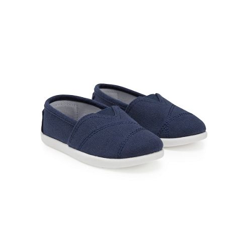 Navy Canvas Shoes