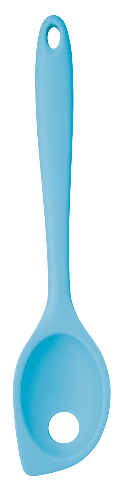 Image of Kitchencraft Colourworks Silicone Mixing Spoon In Blue