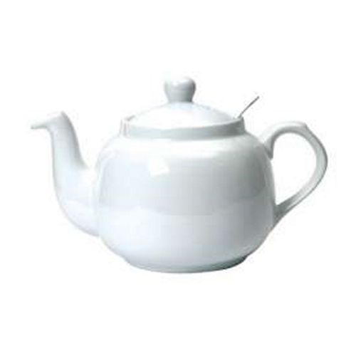 Image of London Pottery Farmhouse Filter Teapot, 2 Cup, White