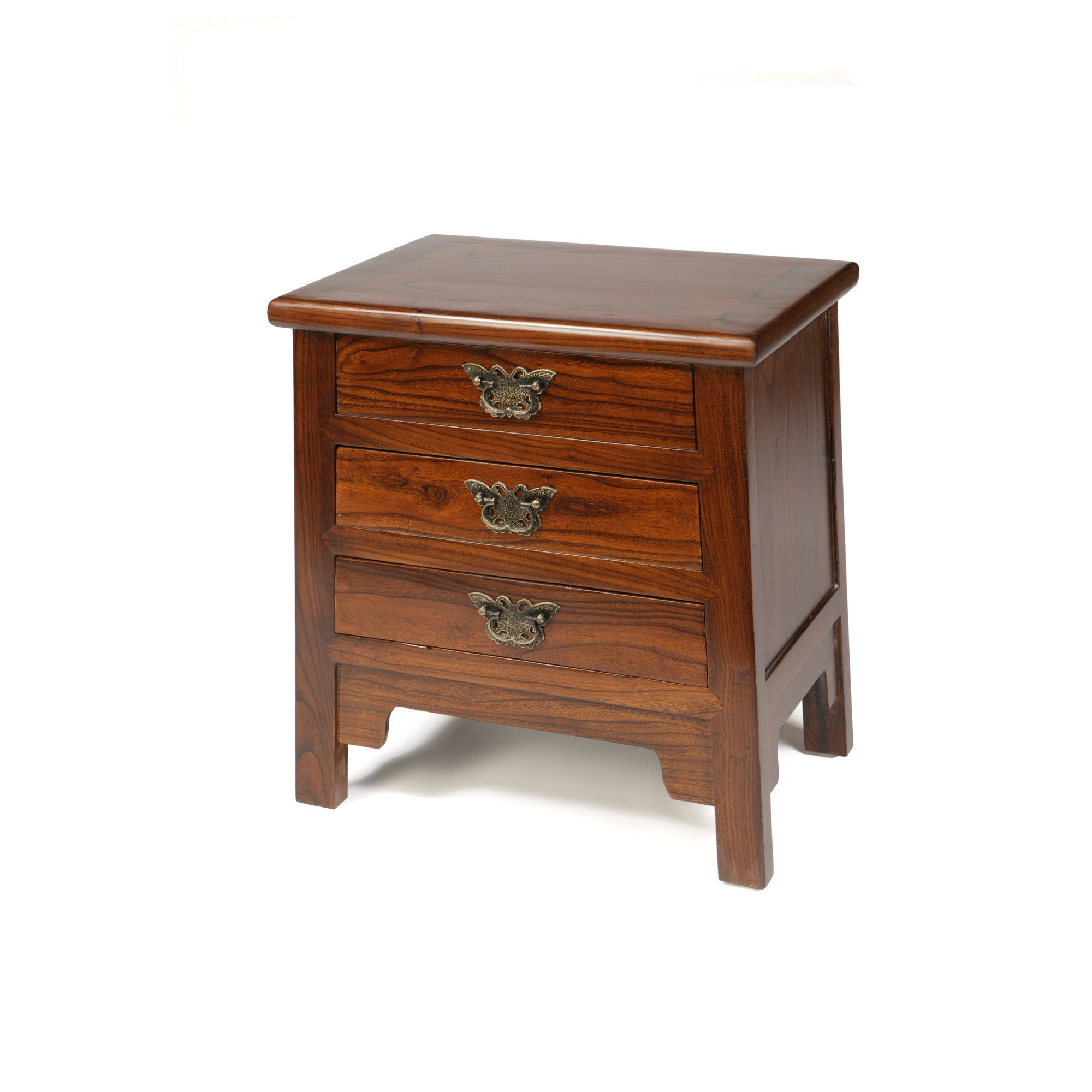 Shimu Chinese Classical Butterfly Drawers - Warm Elm at Tesco Direct