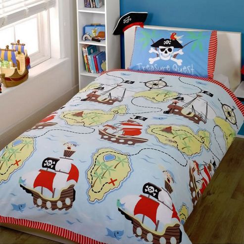 Image of Pirate, Treasure Quest Single Bedding