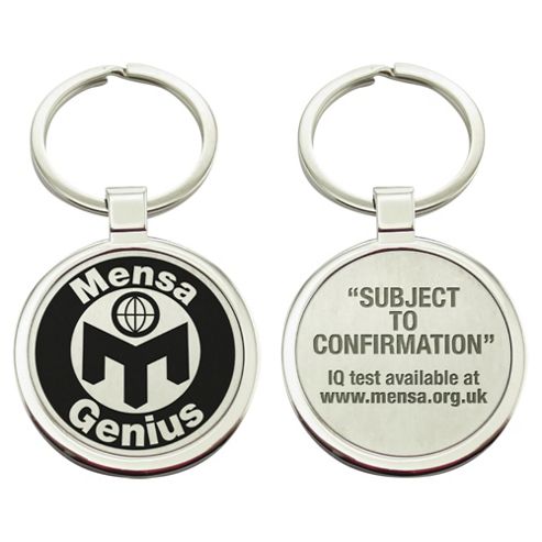 Image of Mensa Genius Keyring