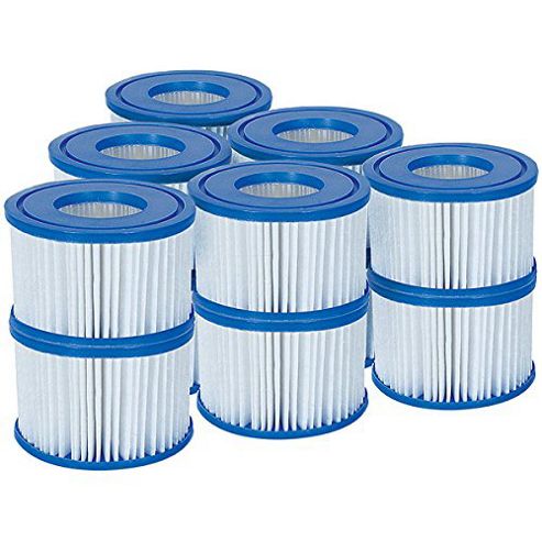 Image of Filter Cartridge Vi For Lay-z-spa Miami, Vegas, Monaco 6x Twin Pack