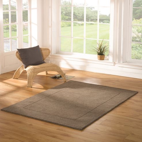 Image of Tuscany Siena Taupe 120x170 Wool Rug
