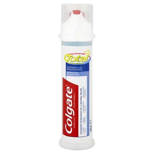 Image of Colgate Total Advanced Whitening Toothpaste Pump 100ml