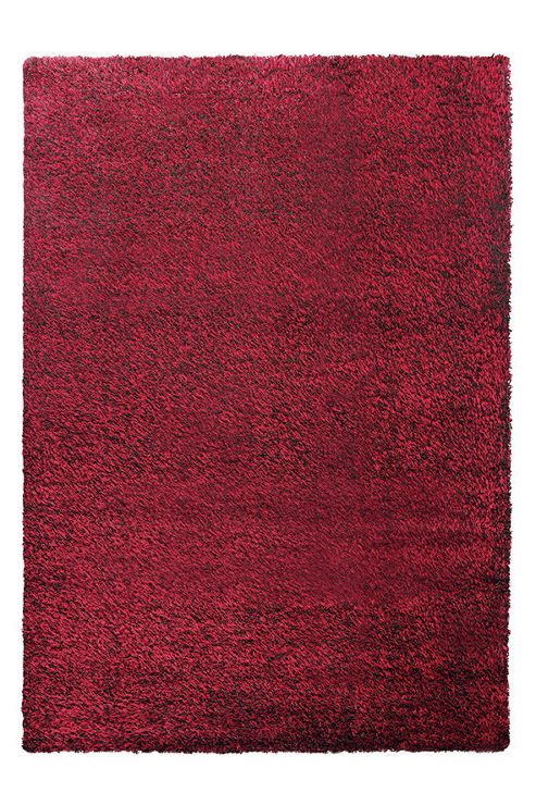 Image of Esprit Cosy Glamour Red Woven Rug - 120 Cm X 170 Cm (3 Ft 11 In X 5 Ft 7 In)