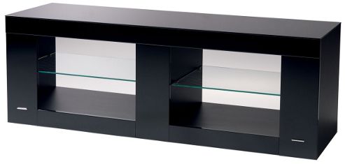 Image of B-tech Cantabria High Gloss Black Tv Stand