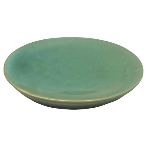 Image of Tesco Reactive Glaze Soap Dish, Teal