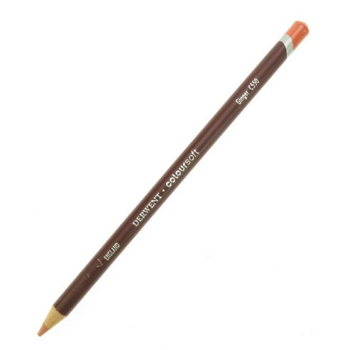 Image of West Design Products Derwent C550 Coloursoft Pencils Ginger