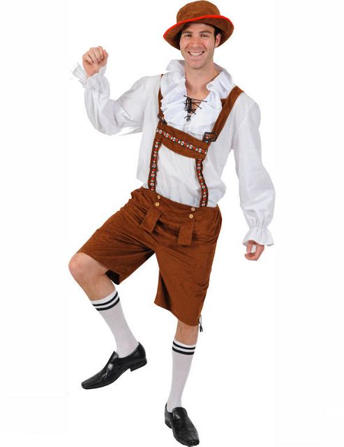 Image of Lederhosen Oktoberfest Costume Extra Large
