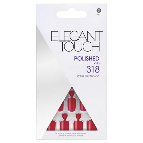 Image of Elegant Touch Polished Nails Red 318