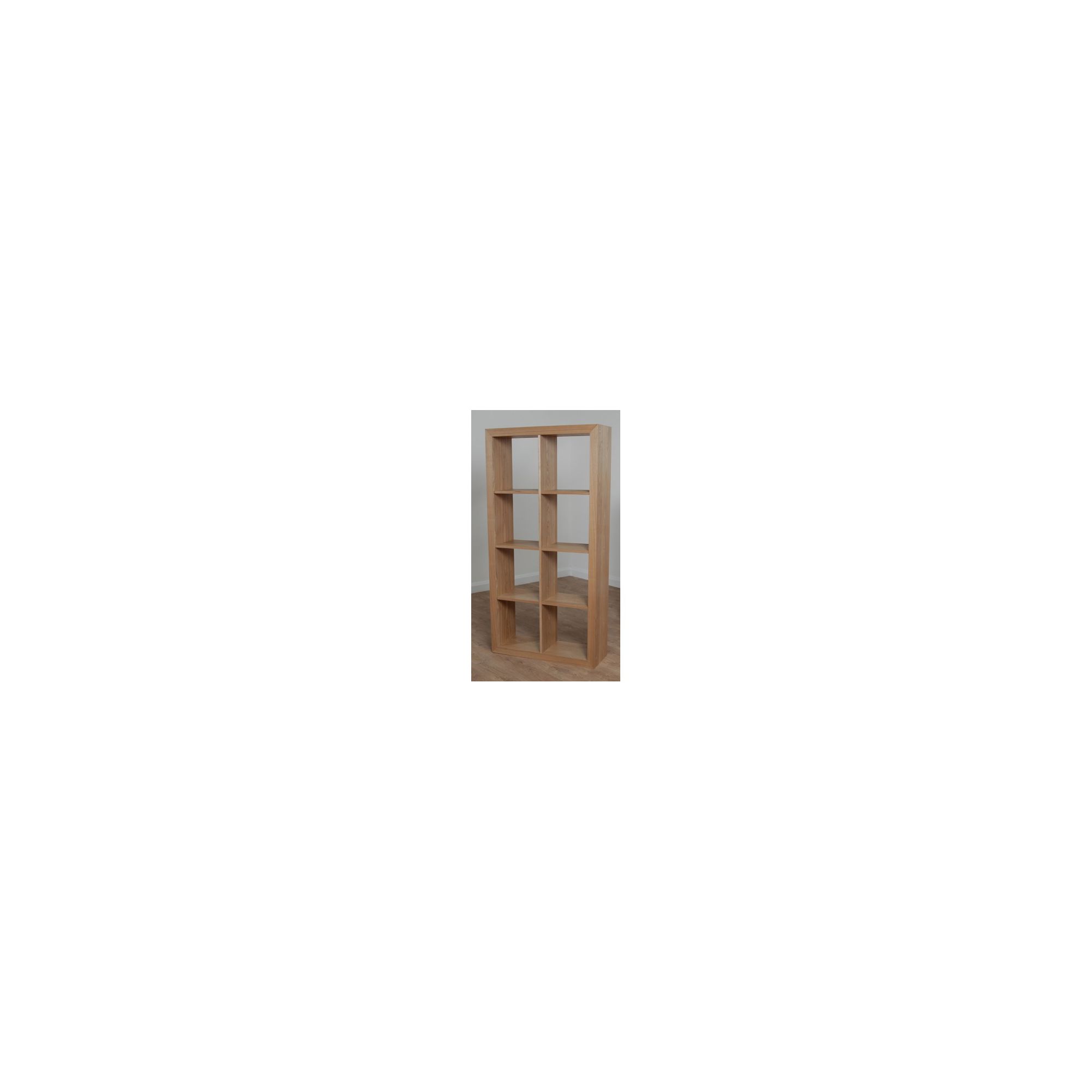 Elements Torquay Oak 8 Shelf Tall Cube at Tesco Direct