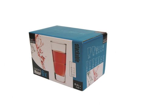 Image of Domestic By Maser Happy Hour Schnapps Glass (set Of 6)