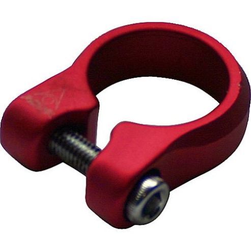 Image of Acor Bolt Seat Post Clamp: 286mm Red