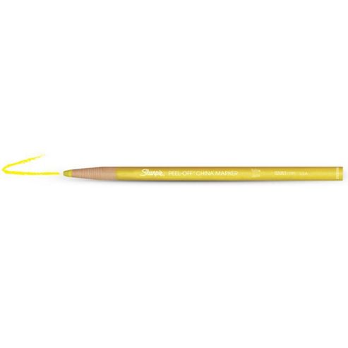 Image of Sharpie Peel Off China Marker - Yellow