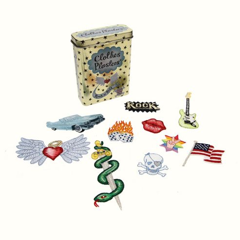 Image of Clothes Plasters - Rock And Roll Tin