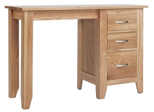 Image of Sherwood Oak Pedestal Dressing Table