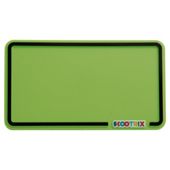 Scootrix Ride-On Number Plate, Neon Green