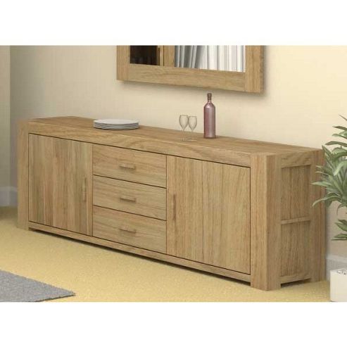 Image of Baumhaus Cmr02a Atlas Solid Oak Sideboard