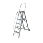 Heavy Duty 4 Tread Single Sided Stock Picking Step Ladder