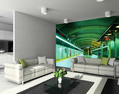 Image of 1wall Giant Underground Subway Wall Mural