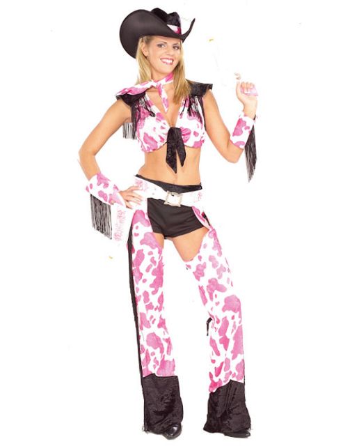 Image of Adult Gun Slinging Cowgirl Costume