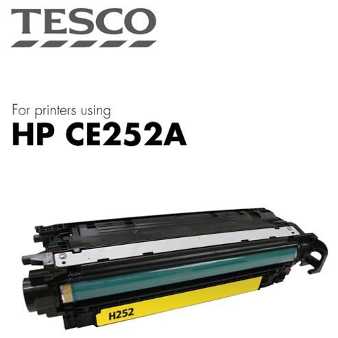Image of Tesco - Hp Color Lj Ce252a Cart - Yellow