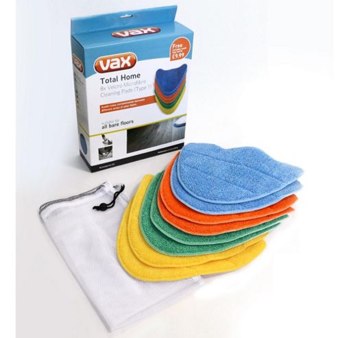 Image of Vax Total Home Pads 8x Coloured Pads