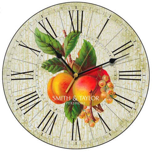 Image of Smith & Taylor Apricots And Whitecurrants Wall Clock