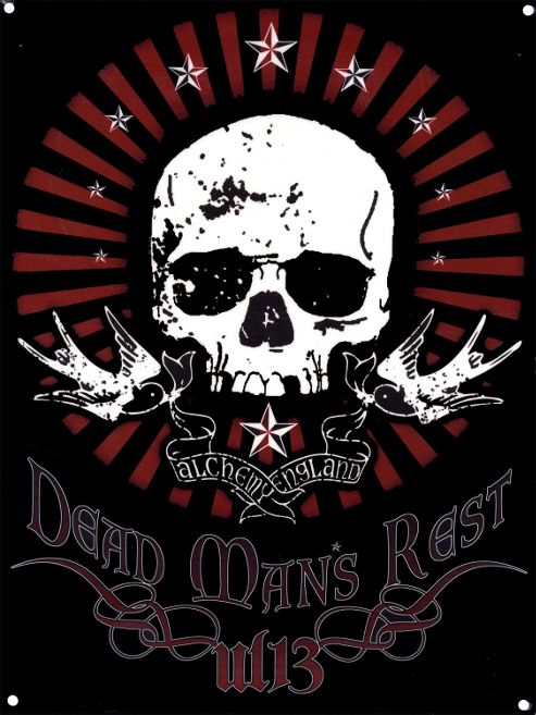 Image of Alchemy England Dead Man's Rest Tin Sign