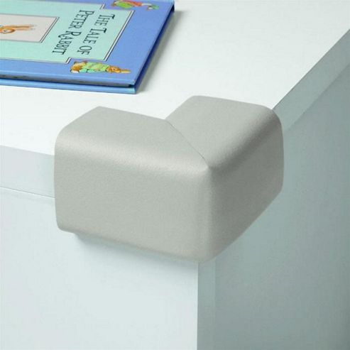 Image of Prince Lionheart Jumbo Corner Guards Pack Of 4 Grey