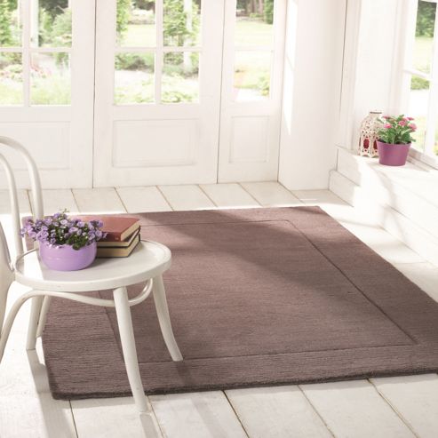 Image of Tuscany Siena Mauve 80x150 Wool Rug
