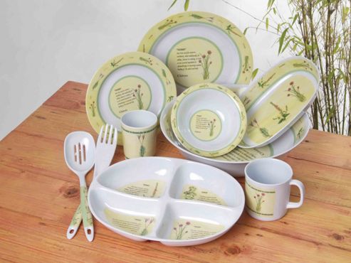 Image of Stow 2602 Mel Side Plates Herb X3