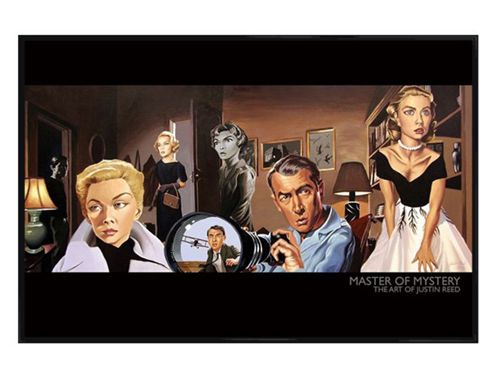 Image of The Art Of Justin Reed Gloss Black Framed Master Of Mystery Poster