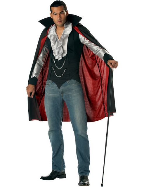 Image of Adult Very Cool Vampire Fancy Dress Costume
